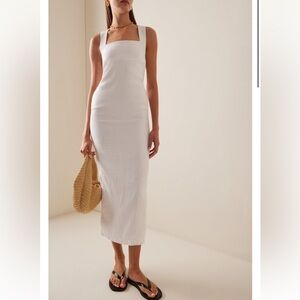 Posse White Midi Dress Timeless Elegance